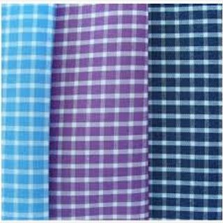 100-150 gsm, 100% Cotton or 65% Polyester / 35% Cotton, Yarn dyed, Plain